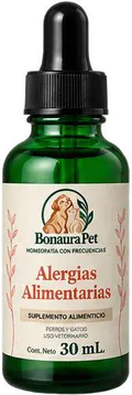 Frasco gotero de 30 mL de Alergias alimentarias